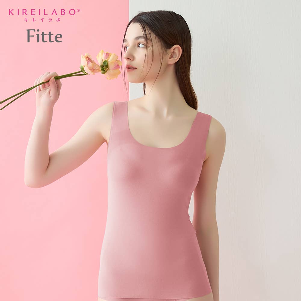 【Fitte】ブラタンクトップ(ラウンドネック)